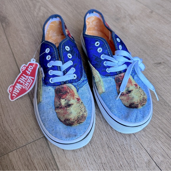 NWT Vans Limited Edition | Van Gogh Museum Self-Portrait Sneakers, Wmns US 9.5 - Picture 5 of 6